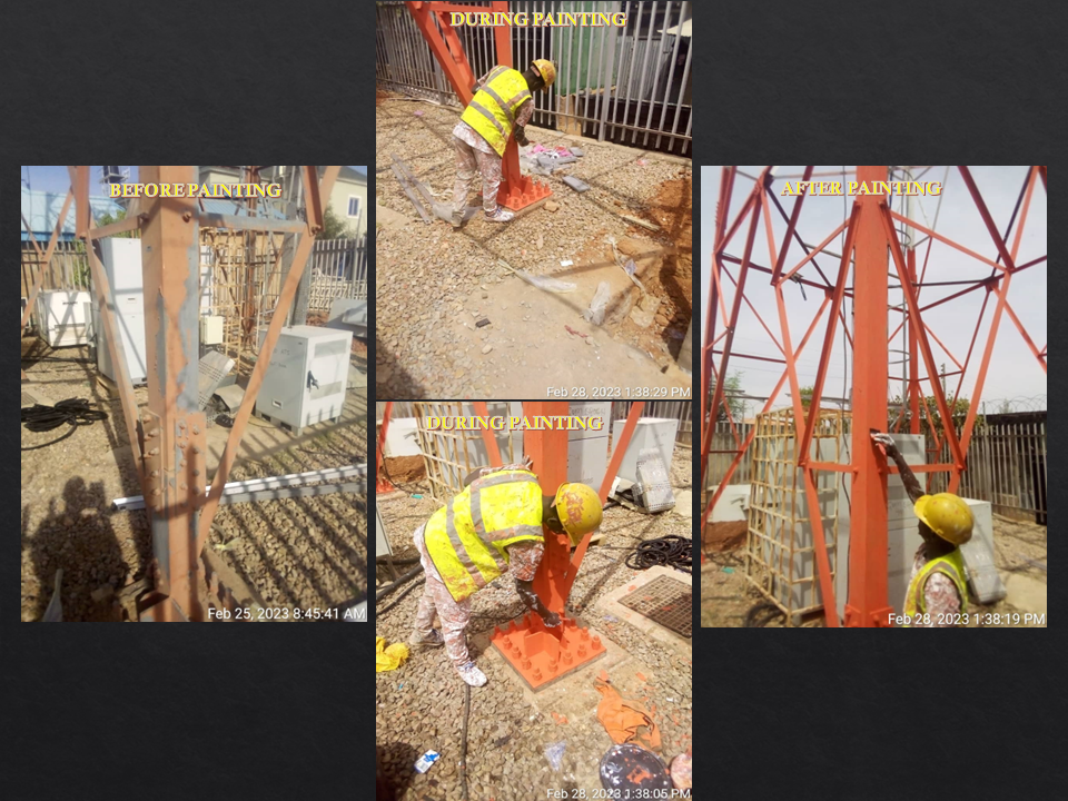 Tower painting programme